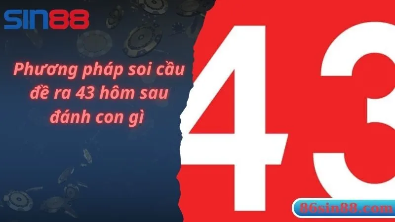 Phương pháp soi cầu đề ra 43 hôm sau đánh con gì 